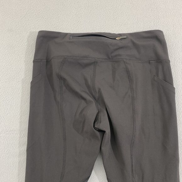 Lululemon Pants Womens 6 Pace Rival Crop Yoga Athletic Pocket Zip Activewear - Picture 10 of 13